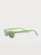 Сонцезахисні окуляри чорного кольору в зеленій оправі | 6699799 | фото 3