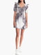 Сукня-міні в анімалістичний принт з рукавами-фонариками | 6699832 | фото 2