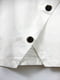 Облягаюча біла міні-сукня з декоративними гудзиками | 6699899 | фото 3