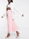 Рожева атласна спідниця в білизняному стилі  | 6700177 | фото 2