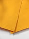 Пальто жовте з асиметричною застібкою та коміром | 6700192 | фото 5