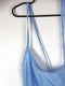 Приталена блакитна міні-сукня з драпіровкою на ліфі | 6700263 | фото 2