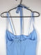 Приталена блакитна міні-сукня з драпіровкою на ліфі | 6700263 | фото 5
