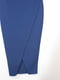 Сукня-футляр синя, стилізована під подвійний крій | 6700432 | фото 4