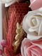 Подарунковий набір: свічка ручної роботи та мильні троянди | 6703517 | фото 5