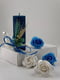 Подарунковий набір: свічка ручної роботи та мильні троянди | 6703519 | фото 2
