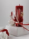 Подарунковий набір: свічка ручної роботи та мильні троянди | 6703521 | фото 3