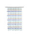 Шторка для ванної та душу  Finse (180х200 см) біло-синього кольору | 6703734 | фото 2
