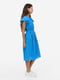 Сукня А-силуету синя | 6695982 | фото 3