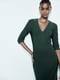 Сукня-футляр темно-зелена | 6696011 | фото 3
