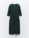 Платье-футляр темно-зеленое | 6696011 | фото 7