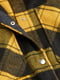 Куртка желто-коричневая в клетку | 6696258 | фото 2