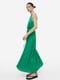 Платье А-силуэта зеленое | 6696283 | фото 3