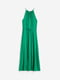 Платье А-силуэта зеленое | 6696283 | фото 5