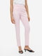 Зауженные светло-розовые брюки | 6696302 | фото 2