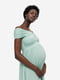 Платье для беременных зеленое | 6696344 | фото 2
