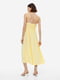 Сукня А-силуету жовта | 6696477 | фото 3