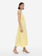 Платье А-силуэта желтое | 6696477 | фото 4