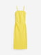 Платье-футляр желтое | 6696479 | фото 2