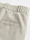 Прямые серо—зеленые брюки | 6696576 | фото 2