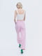 Прямые светло-розовые брюки | 6696607 | фото 5