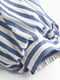 Блуза бело-синяя в полоску | 6696738 | фото 7