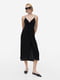 Сукня у білизняному стилі чорна | 6696757