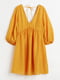 Сукня А-силуету темно-жовта | 6696762