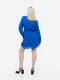 Платье А-силуэта синее | 6696862 | фото 4