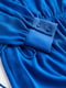 Платье А-силуэта синее | 6696862 | фото 6