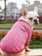 Кофта ряба для собак та котів  Pink рожева S | 6704072 | фото 6