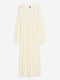 Трикотажна сукня кремового кольору | 6705033 | фото 3