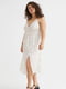 Сукня біла з крепу з принтом | 6705081 | фото 2