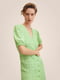Салатова сукня з принтом | 6705153 | фото 3
