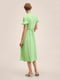 Салатова сукня з принтом | 6705153 | фото 4
