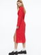 Сукня з крепу червона з принтом | 6705169 | фото 2
