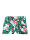 Сатинова піжама зелена з принтом: майка і шорти | 6705184 | фото 5