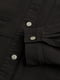 Жакет-сорочка чорний з саржі | 6705193 | фото 3