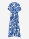 Сукня-сорочка з синім малюнком | 6705200 | фото 4