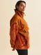 Спортивна оранжева куртка з тедді-флісу | 6705205 | фото 4