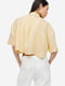 Коротка жовта блузка оверсайз | 6705210 | фото 3