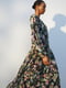 Сукня з квітковим принтом з еластичними збірками | 6705240 | фото 4