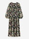 Сукня з квітковим принтом з еластичними збірками | 6705240 | фото 5