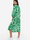 Сукня зелена з принтом | 6705247 | фото 3