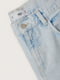 Широкі блакитні джинси з низькою посадкою | 6705297 | фото 5