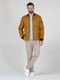 Куртка стьобана гірчичного кольору Quilt Jacket | 6704201 | фото 3
