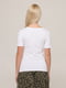 Базова біла футболка преміальної якості V-neck EL | 6704268 | фото 4