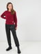 Світшот бордовий Relaxed sweatshirt | 6704295 | фото 2