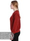 Світшот бордовий Relaxed sweatshirt | 6704295 | фото 6