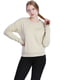 Світшот світло-бежевий Relaxed sweatshirt | 6704296 | фото 8